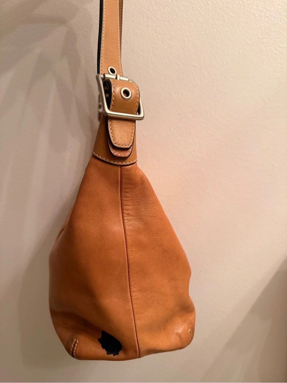 Coach Cognac Leather Hobo Shoulder Bag
